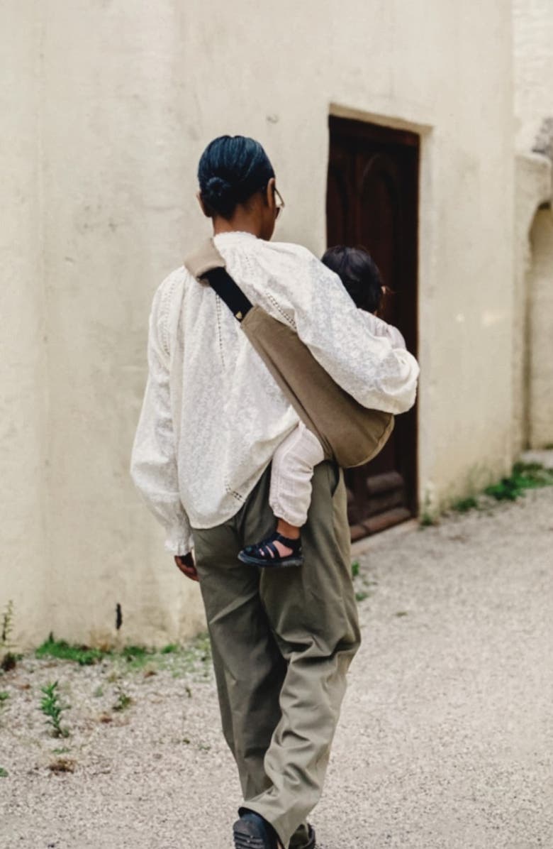 WILDRIDE Cotton & Linen Toddler Carrier, Alternate, color, Camel