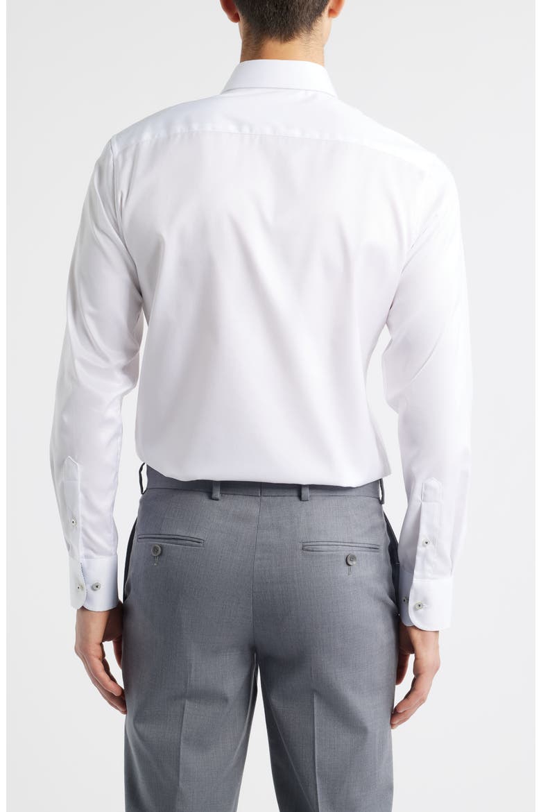 Slim Fit ASDF Non-Iron ASDF Dress Shirt, Alternate, color, WHITE