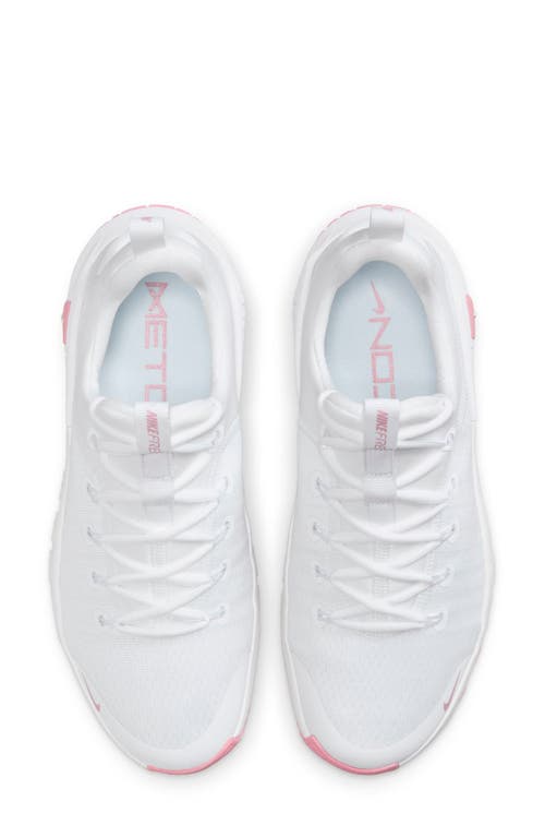 Nike Free Metcon 6 Training Shoe In White/elemental Pink