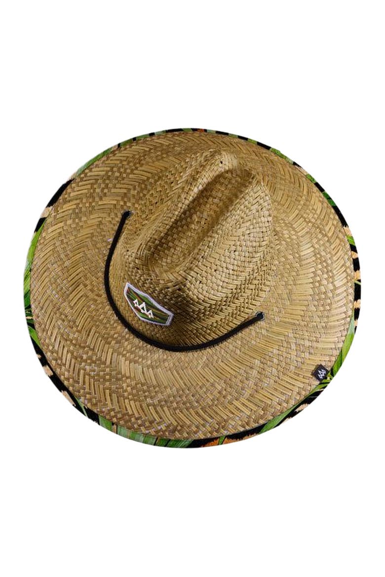Java Straw Lifeguard Hat, Alternate, color, Tiger Palm