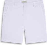 Bugatchi Presley Flat Front Stretch Cotton & Lyocell Chino Shorts