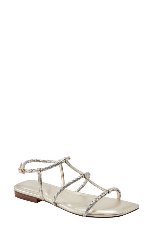 Marc Fisher Ltd Maze Strappy Sandal In Gold