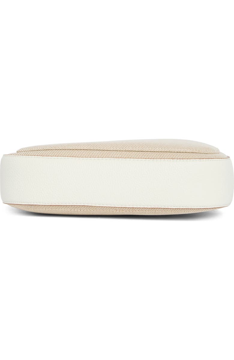 Nanette Lepore Crescent Twill Shoulder Bag, Alternate, color, Twill-Chalk