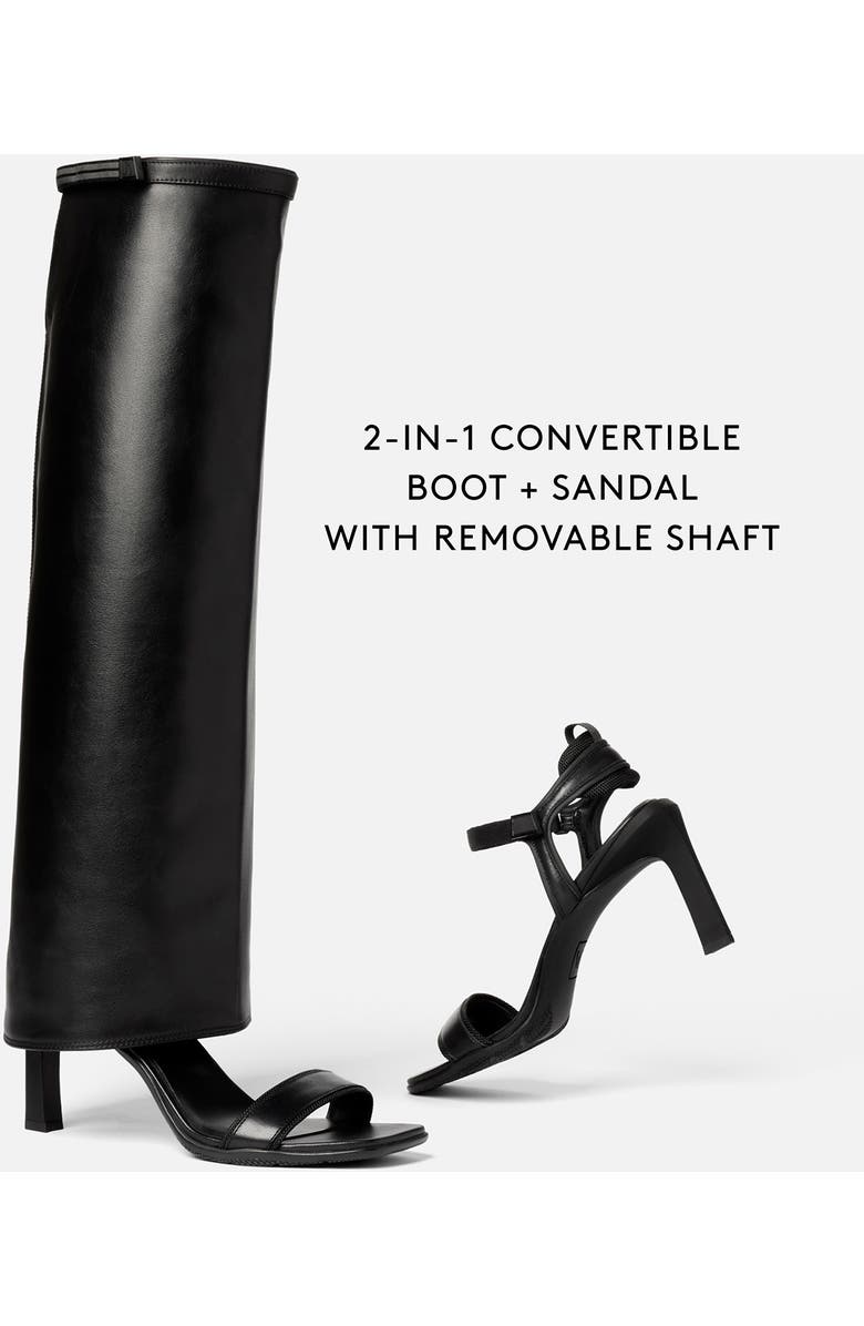 Naturalizer x June Ambrose Nova Shaft Sandal, Alternate, color, Black