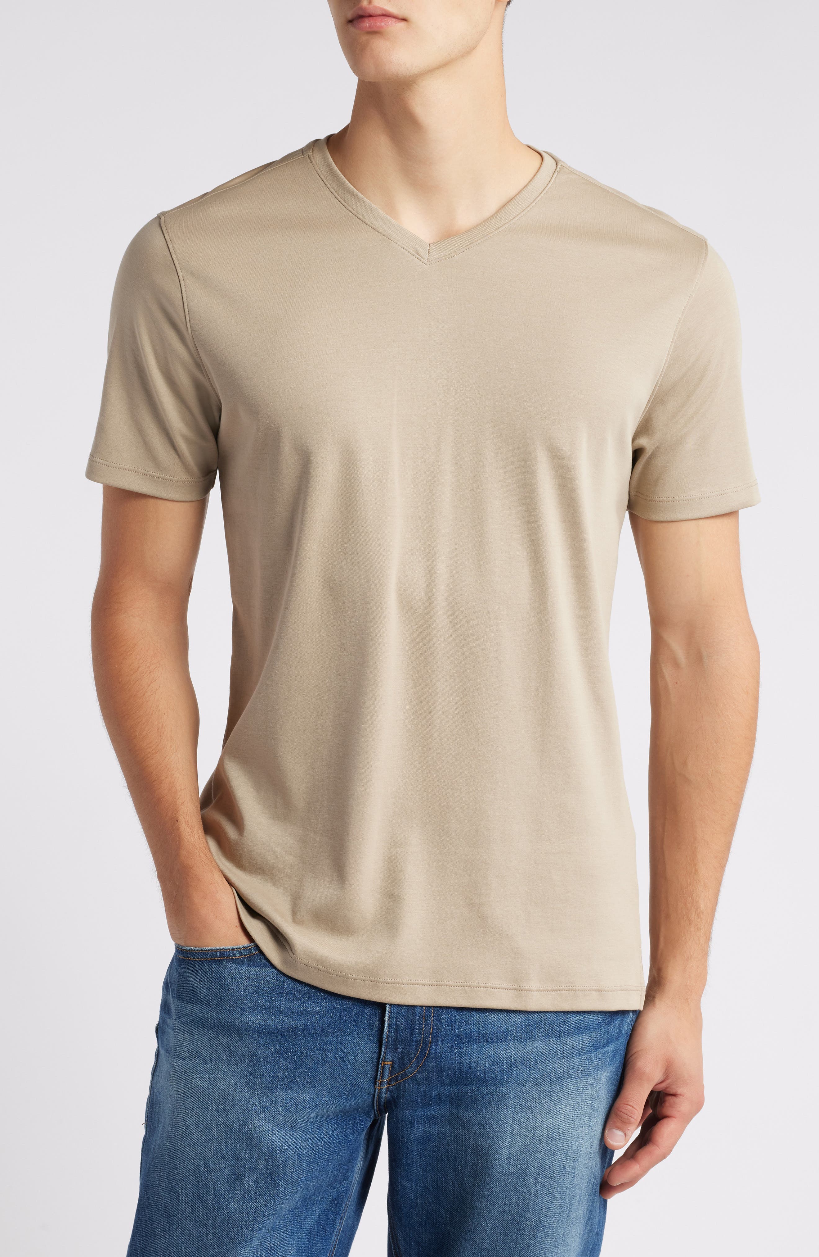 Robert Barakett Georgia Regular Fit V-Neck T-Shirt