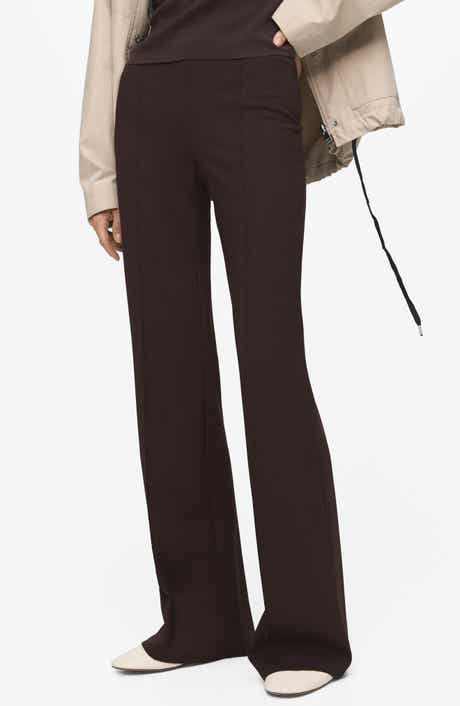 MANGO Seamed Detail Flare Leggings