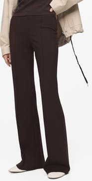 MANGO Seamed Detail Flare Leggings