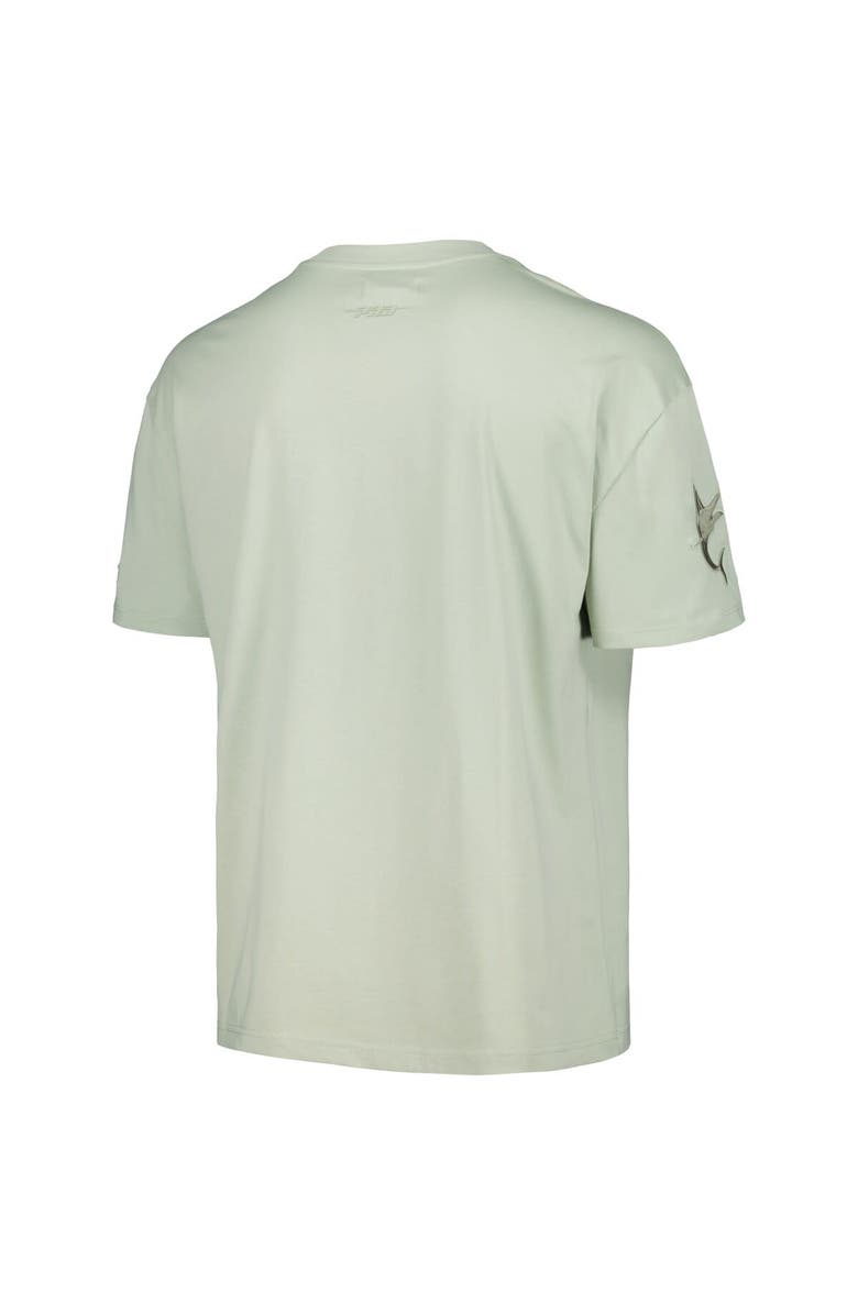 PRO STANDARD Men's Pro Standard Mint Miami Marlins Neutral CJ Dropped Shoulders T-Shirt, Alternate, color, Mint