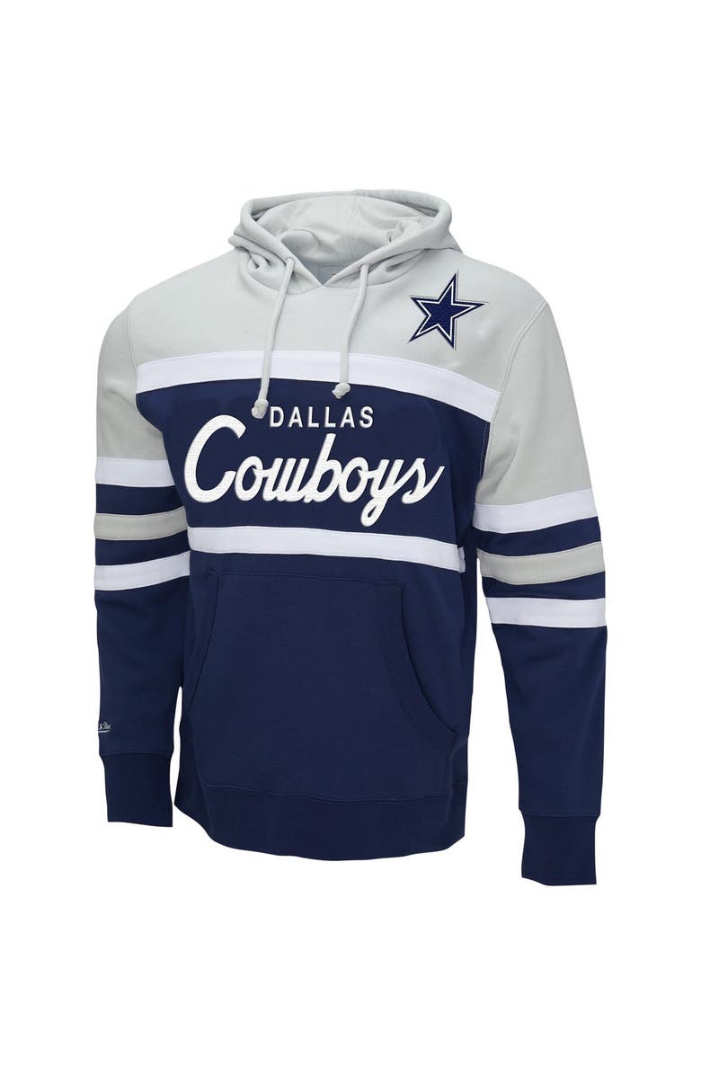 Mitchell & Ness Men's Mitchell & Ness Navy/ Dallas Cowboys Head Coach Pullover Hoodie, Alternate, color, Navy