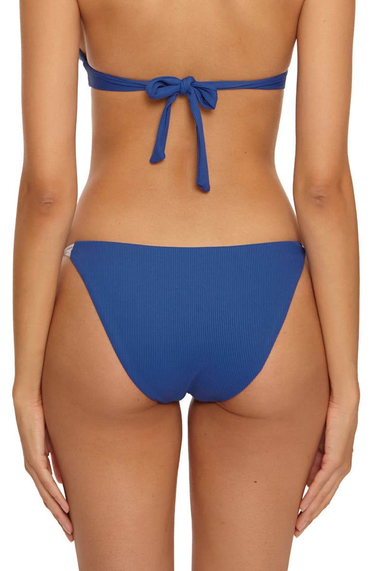 Yacht Club Side Tie Bikini Bottoms, Alternate, color, NAVY