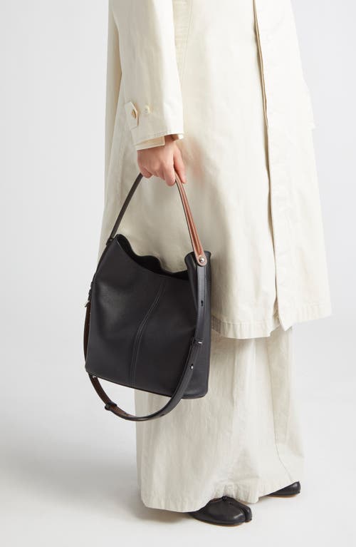 Maison Margiela Dress-age Leather Hobo Bag