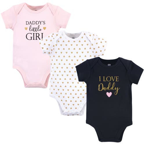 Hudson Baby Cotton Bodysuits 3-pack