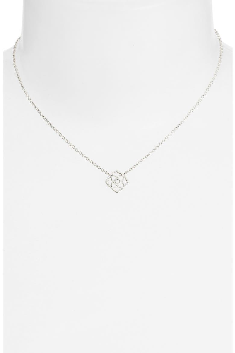 'Decklyn' Pendant Necklace, Alternate, color, SILVER