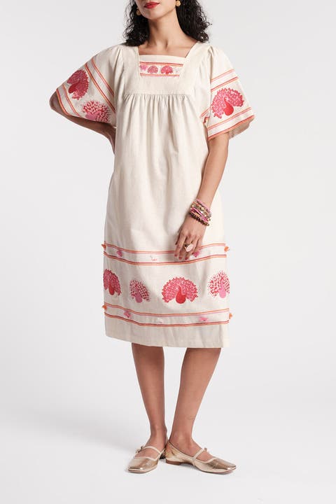 Picnic Peacock Dress