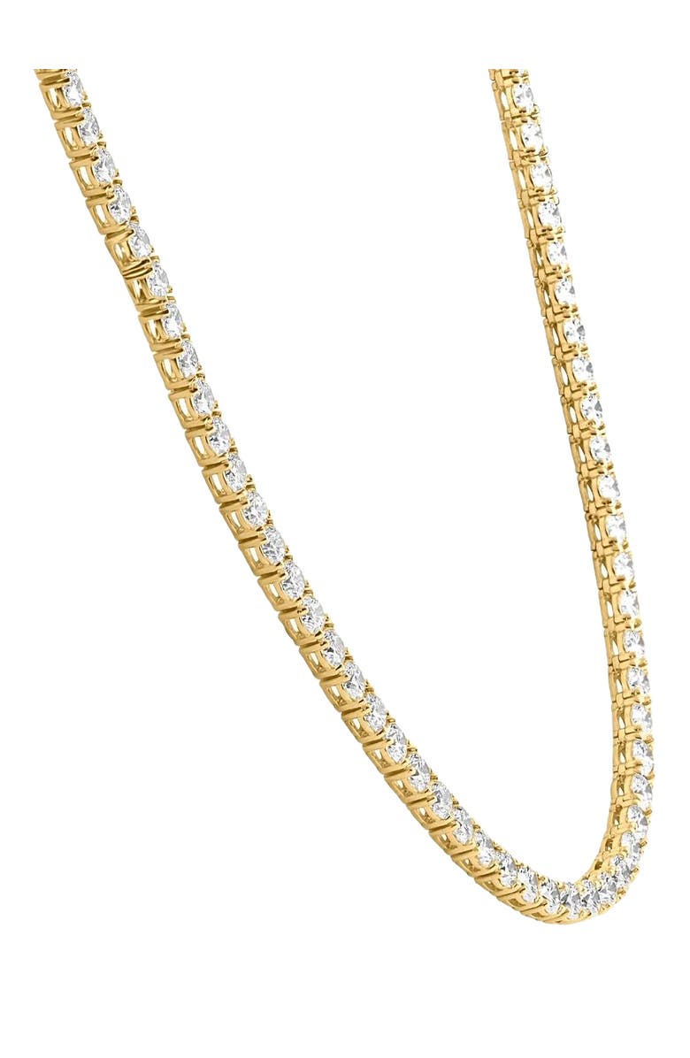 Bliss Diamond 29 Ct Diamond Tennis Necklace 14K Gold 16" Lab Grown, Alternate, color, 