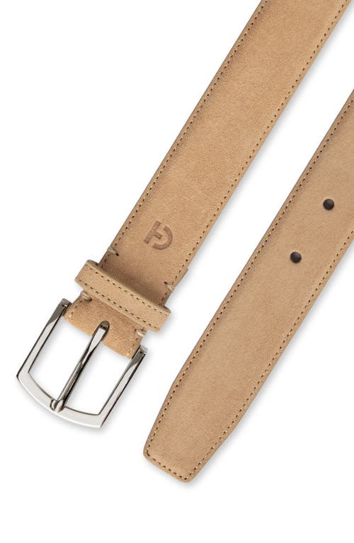 Cole Haan Suede Belt In Brown