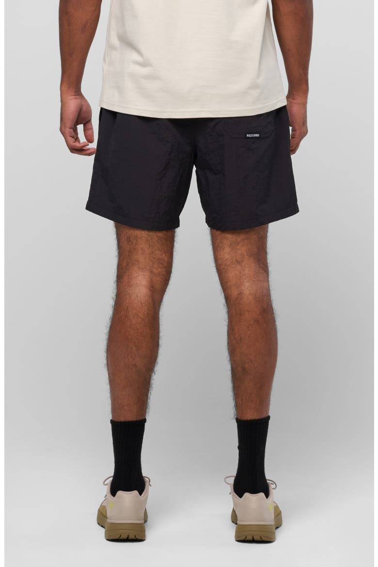 Skyburn Adventure Drawstring Shorts, Alternate, color, BLACK