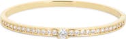 EYE CANDY LOS ANGELES Amanda CZ Hinge Bangle Bracelet