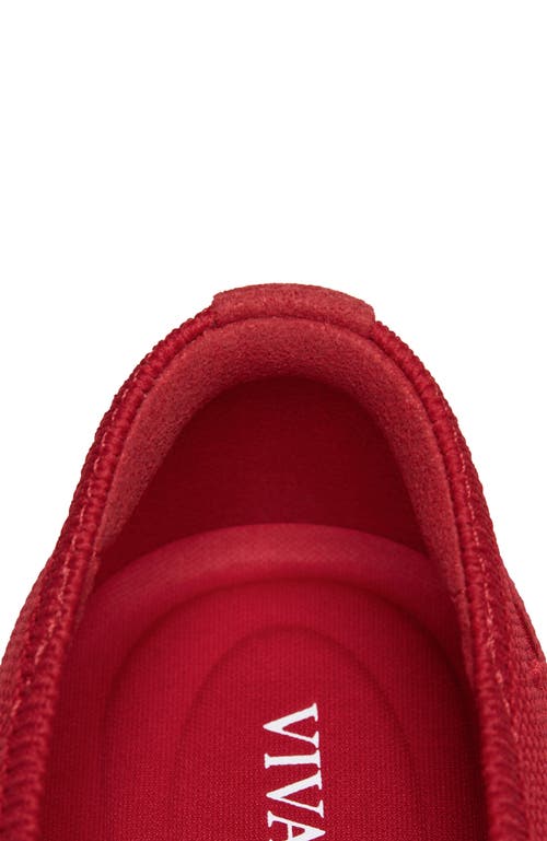 Vivaia 3 Laces Included Square-toe Lace-up Mary Janes In Red