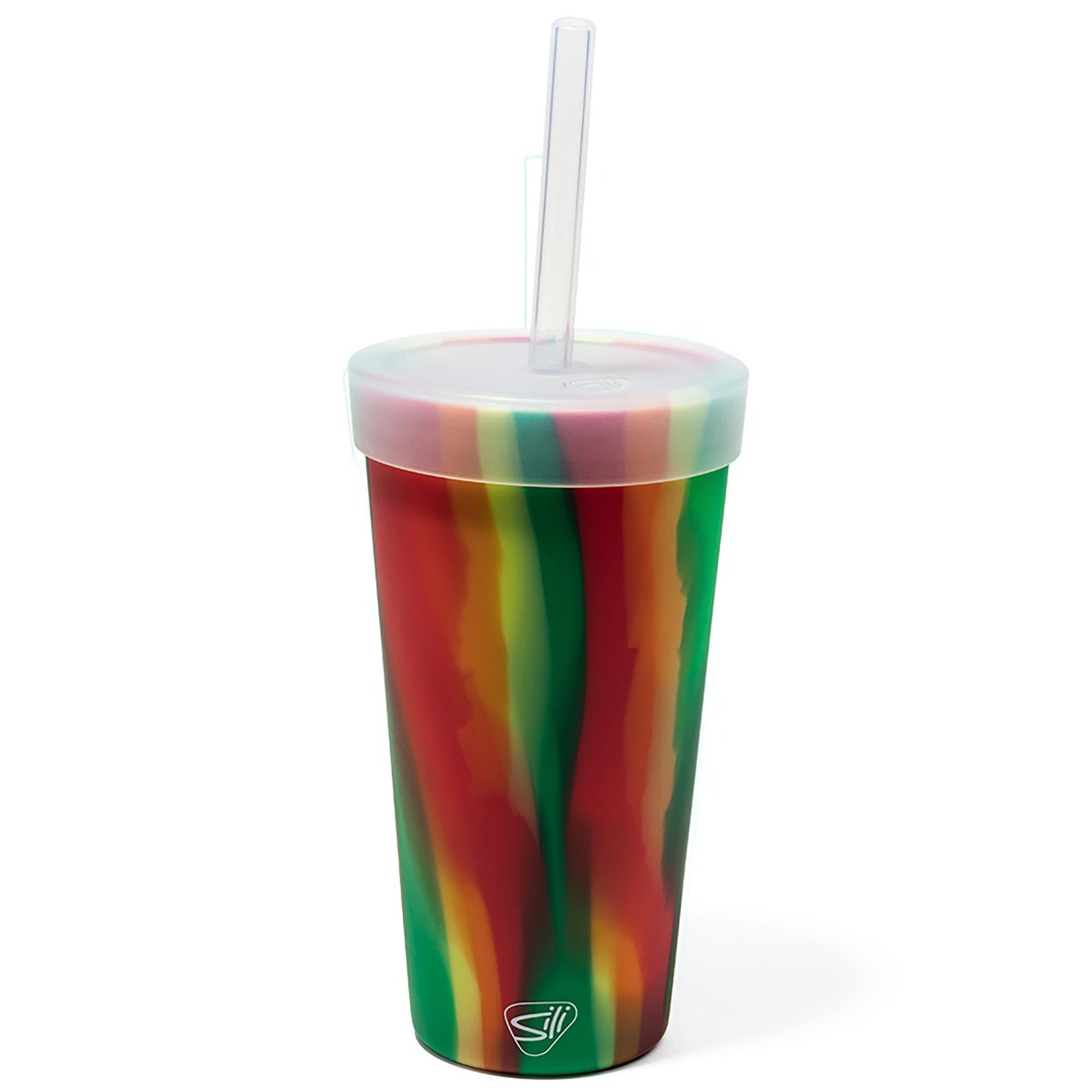 Silipint Silicone Straw Tumber 22oz in Multicolored 