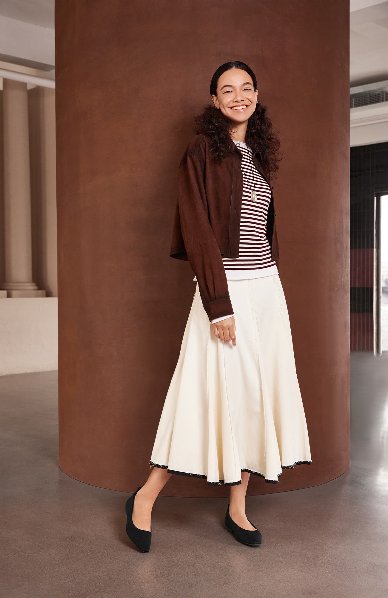 VIVAIA Mini Square-Toe Flats, Alternate, color, Black