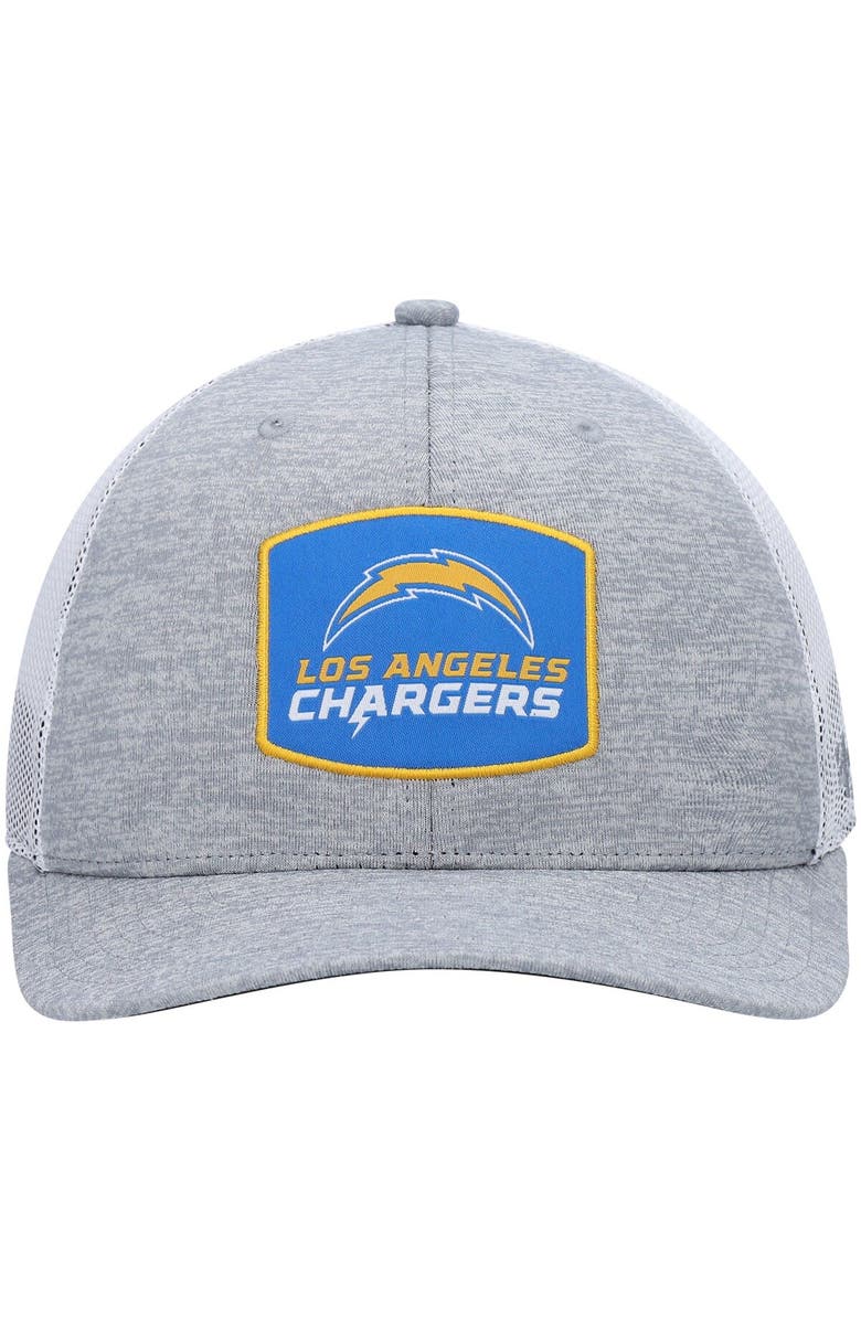 '47 Men's '47 Heathered Gray/White Los Angeles Chargers Motivator Flex Hat, Alternate, color, 