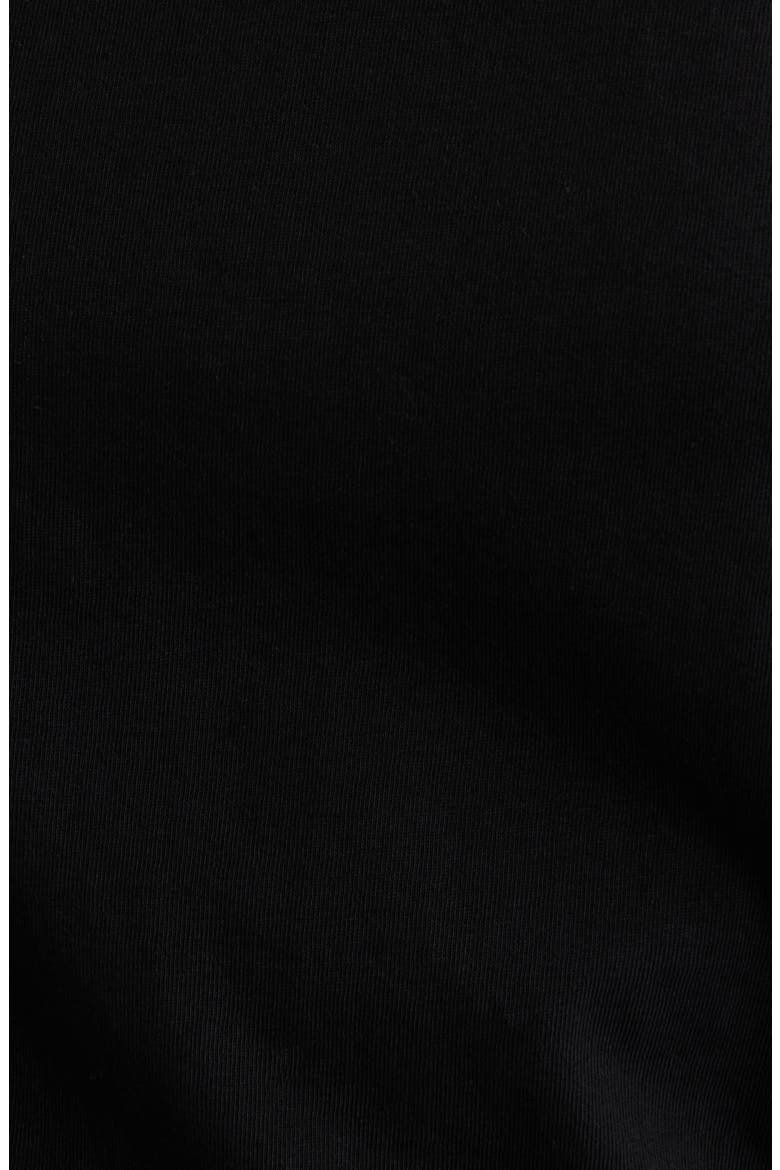Esogo Crystal Logo Cotton Top, Alternate, color, BLACK