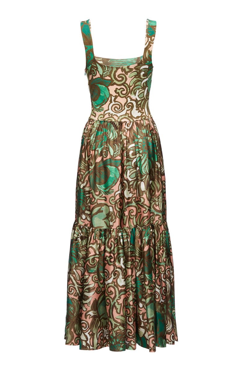 La DoubleJ Capri Dress Anemone Pink Olive, Alternate, color,