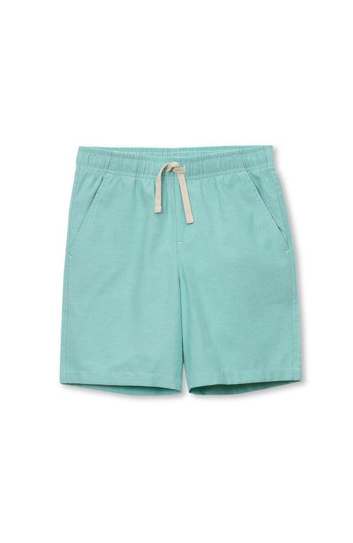 Lands' End Kids' Boys Oxford Pull On Shorts In Blue