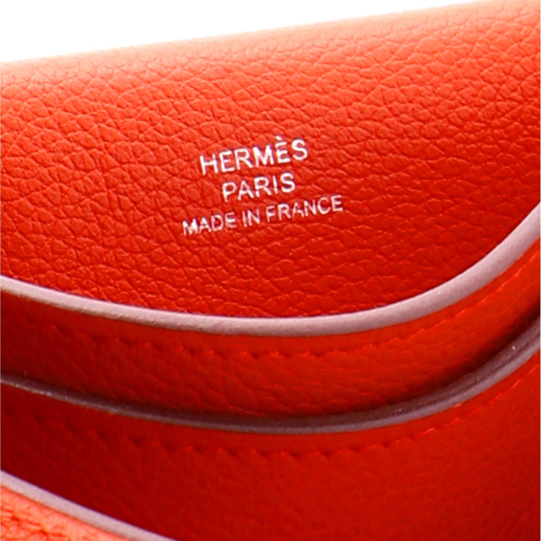 Pre-Owned Hermes H Passant Clutch Shoulder Bag Evercolor, Alternate, color, Terre Battue