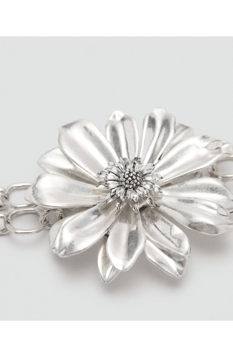 MANGO Metal Flower Chain Belt, Alternate, color, 