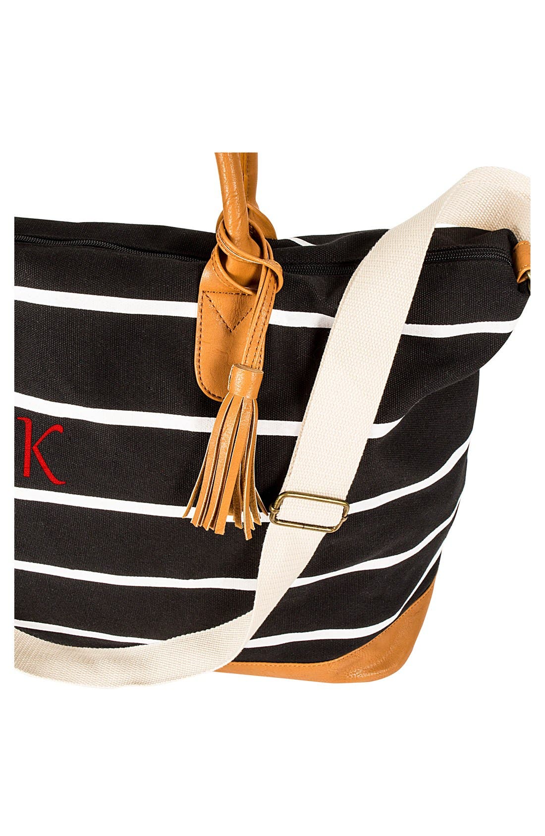 Cathy's Concepts Monogram Oversized Tote, Alternate, color, 