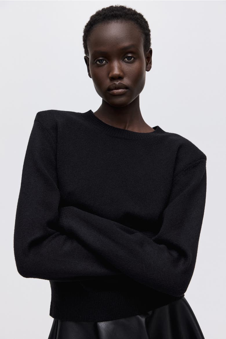Shoulder-pad Jumper, Alternate, color, Black