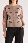 Love By Design 3D Peony Cardigan