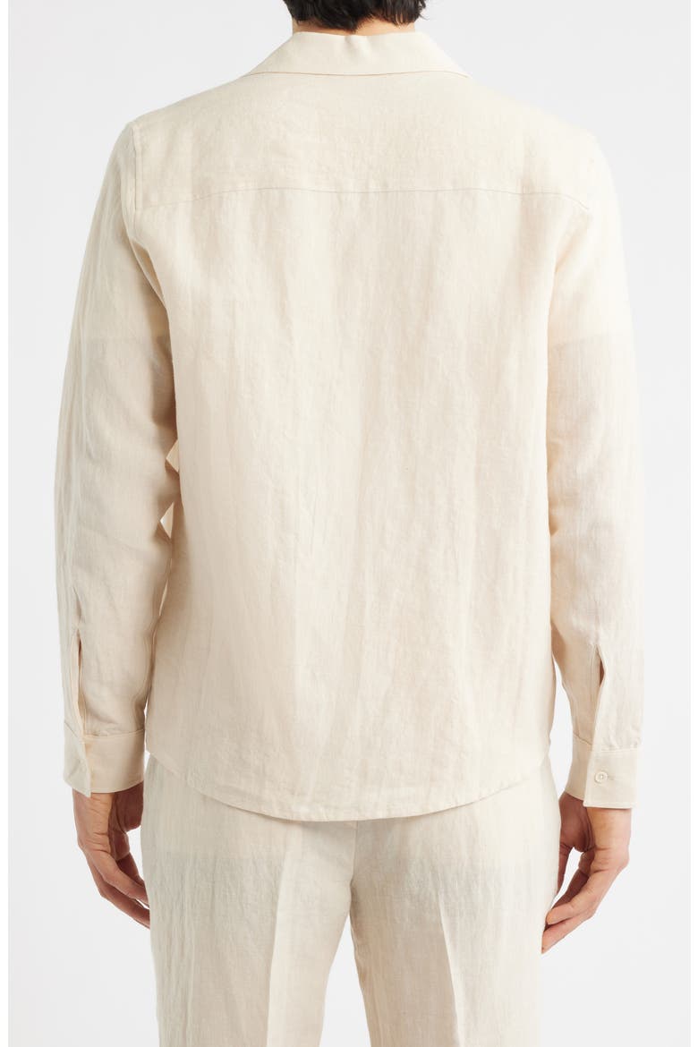 Linen Shirt, Alternate, color, CREAM