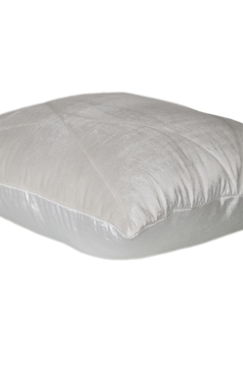 PARKLAND COLLECTION Koko Transitional White Throw Pillow, Alternate, color, White