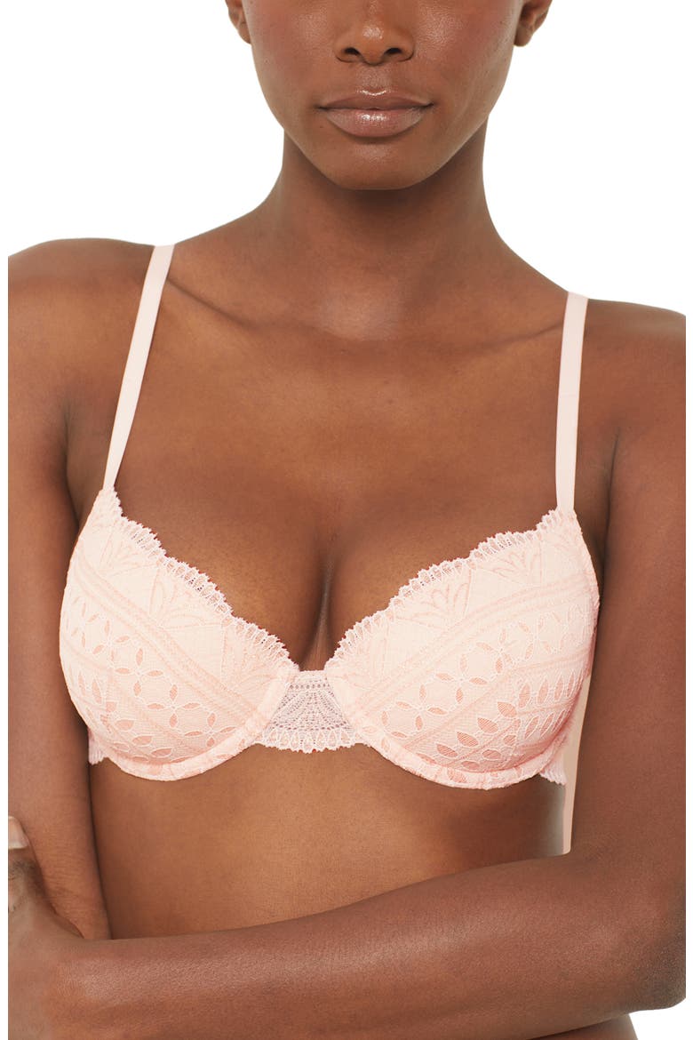 Idole No. 4 Underwire Demi Bra, Main, color, POWDER PINK