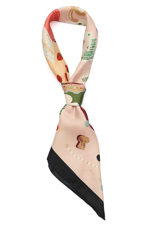 Kate Spade New York Festive Party Square Silk Scarf In Multi