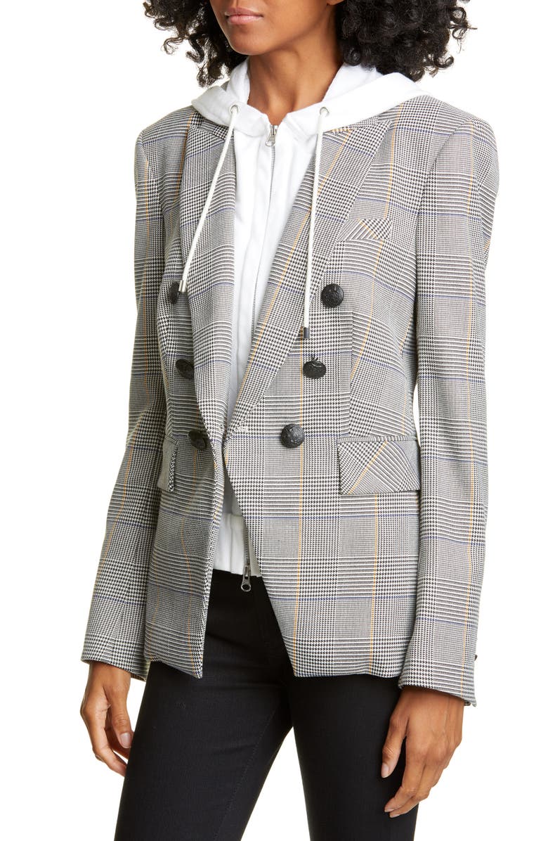 Veronica Beard Miller Plaid Dickey Jacket, Alternate, color, 