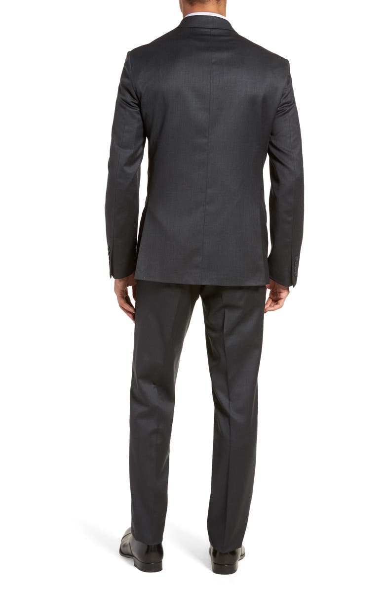 NORDSTROM MEN'S SHOP Trim Fit Solid Wool Suit, Alternate, color,