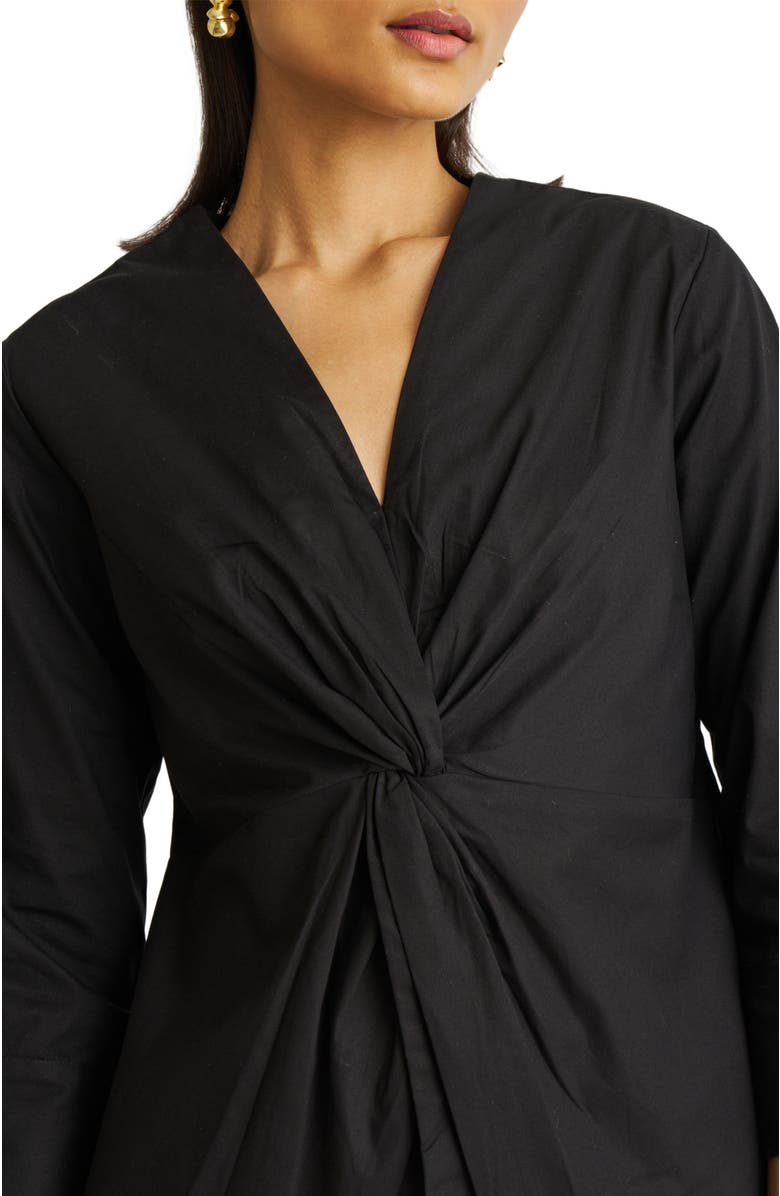 Reistor Front Twist Top, Alternate, color, Black