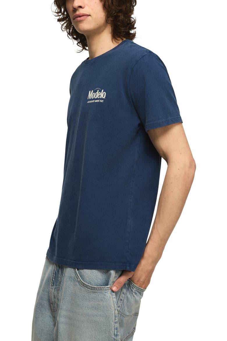 Modelo Cotton Graphic T-Shirt, Alternate, color, ESTATE BLUE