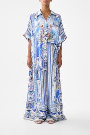 Camilla Wide Leg Trouser With Front Pockets