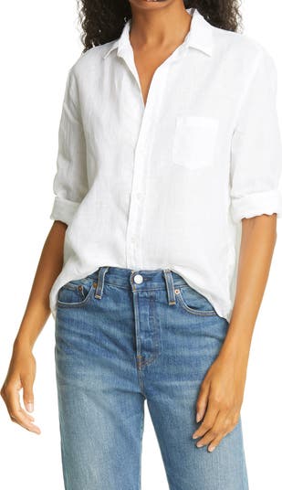 #Frank & Eileen #ホワイト コットンシャツ Eileen White Cotton Shirt – Halsbrook
