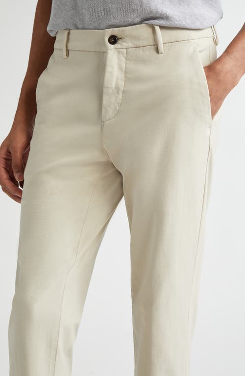 Eleventy Stretch Cotton Blend Chinos In 02 Sand