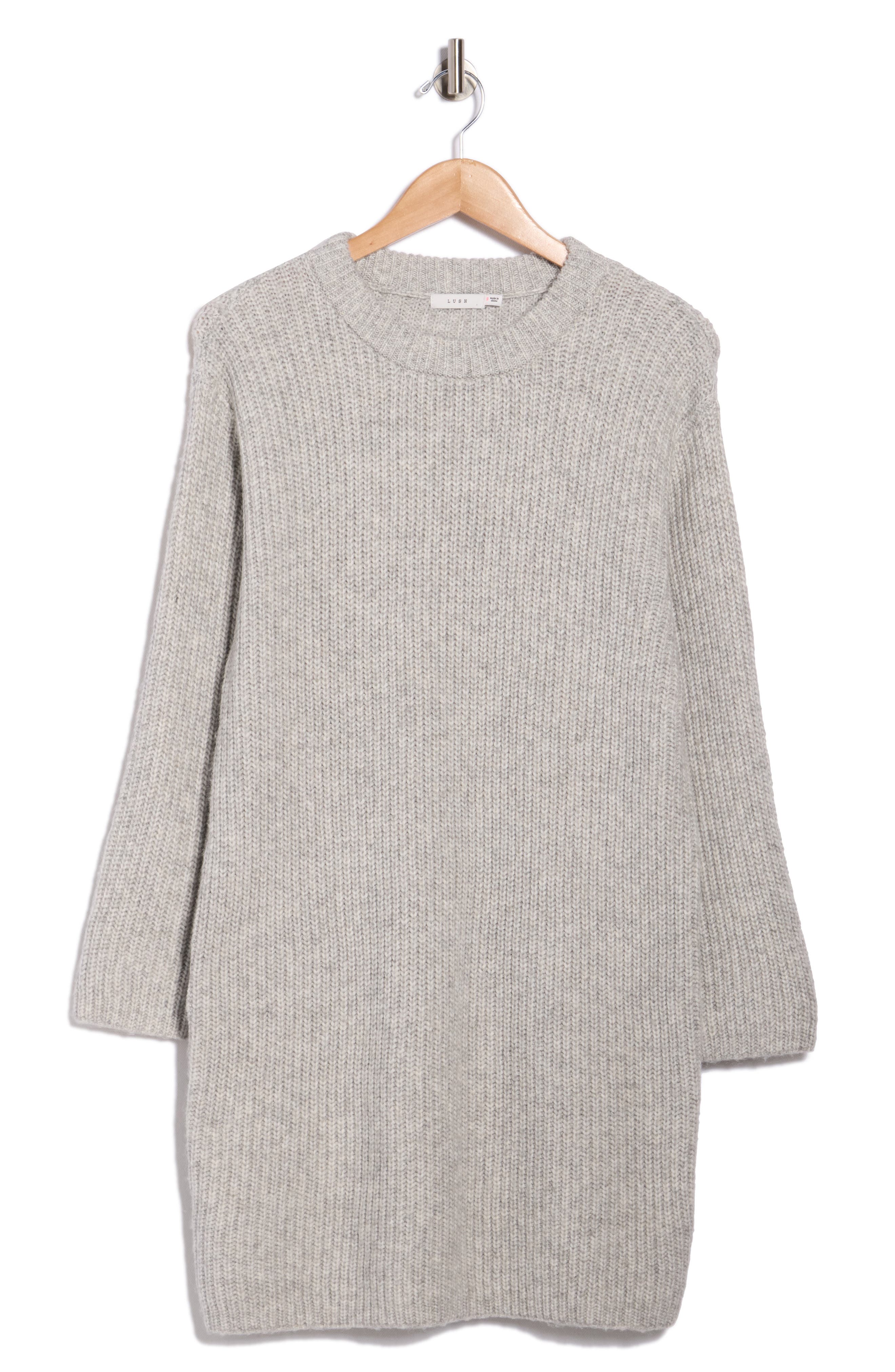 Lush Long Sleeve Sweater Dress