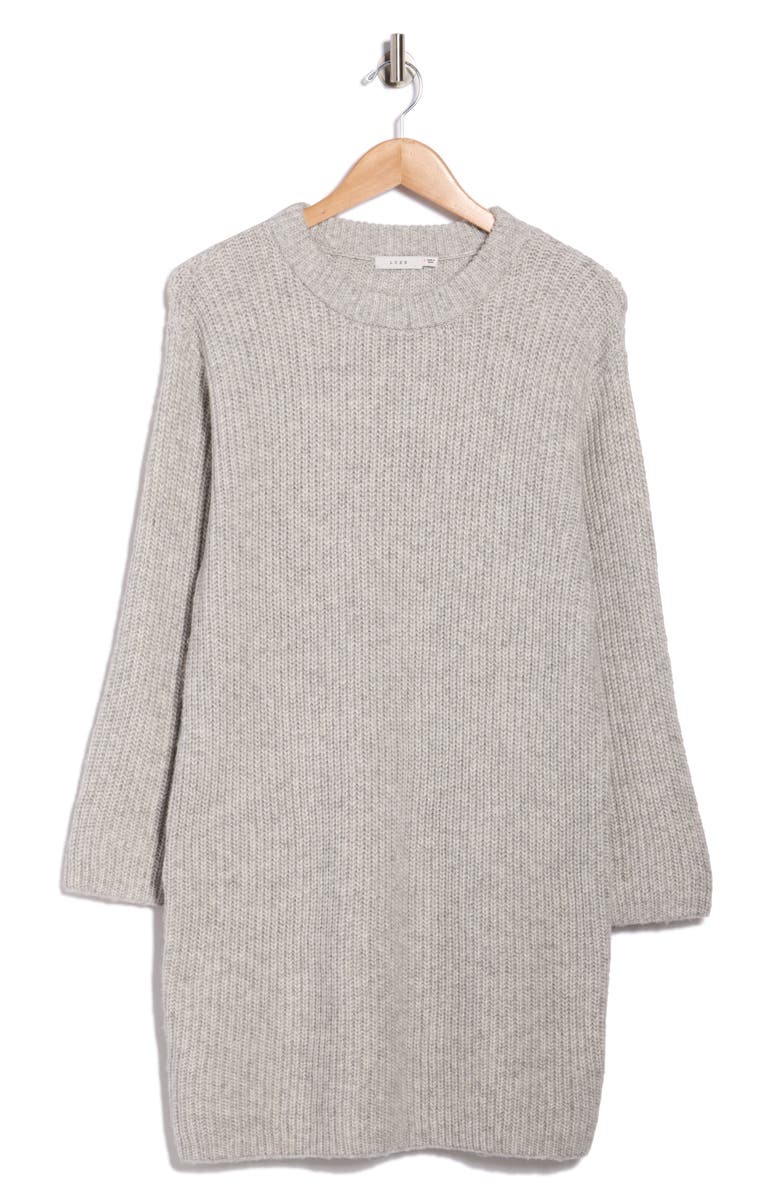 Lush Long Sleeve Sweater Dress, Main, color, Light Heather Grey