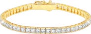 Crislu Princess Cubic Zirconia Tennis Bracelet