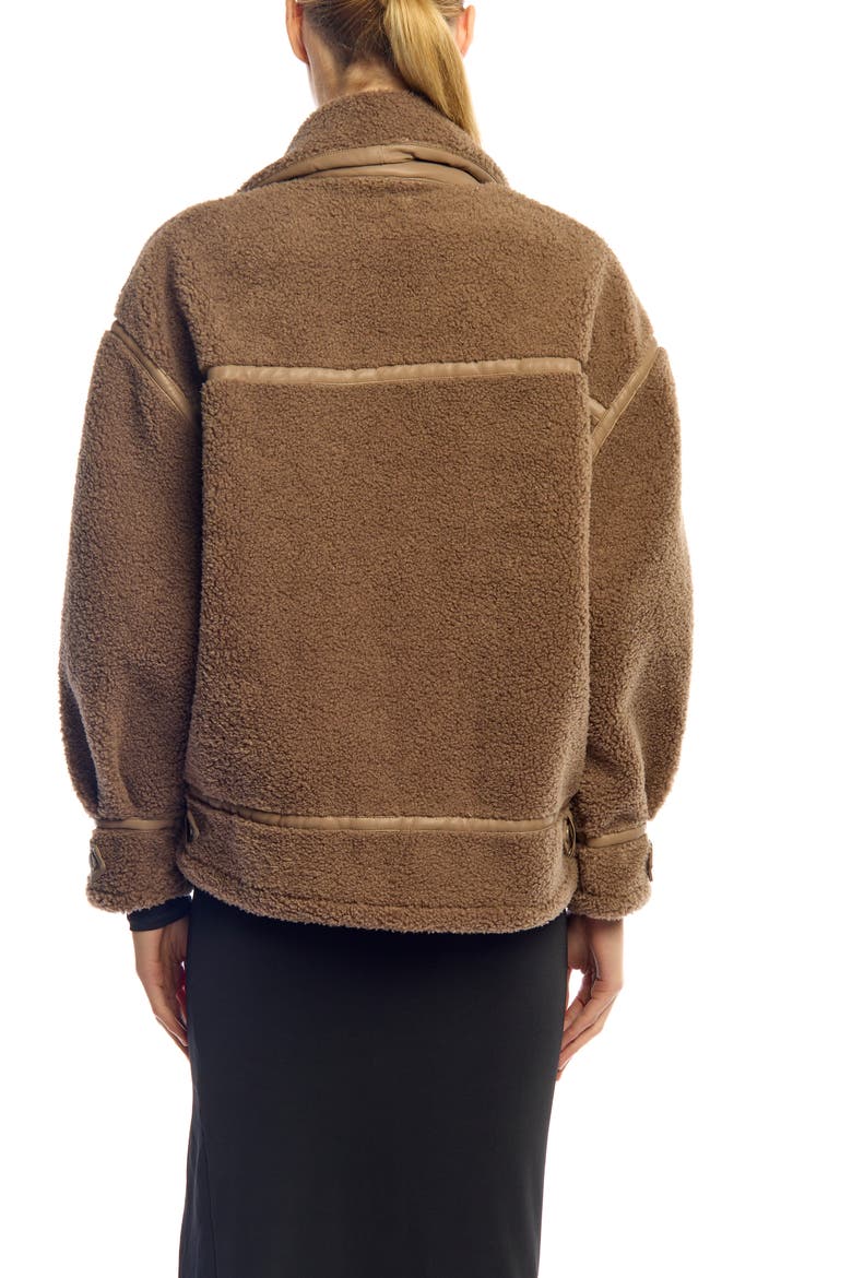 Sedona Faux Jacket, Alternate, color, Mocha