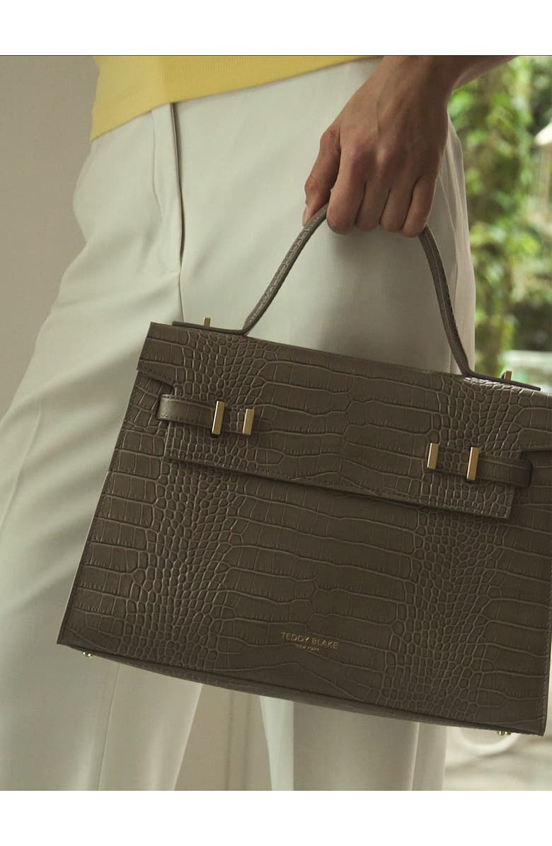 Teddy Blake Ava Croco 14", Alternate, color, Beige